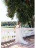 Long Sleeves Ivory Chiffon Church Wedding Dress Long Sleeves Ivory Chiffon Church Wedding Dress